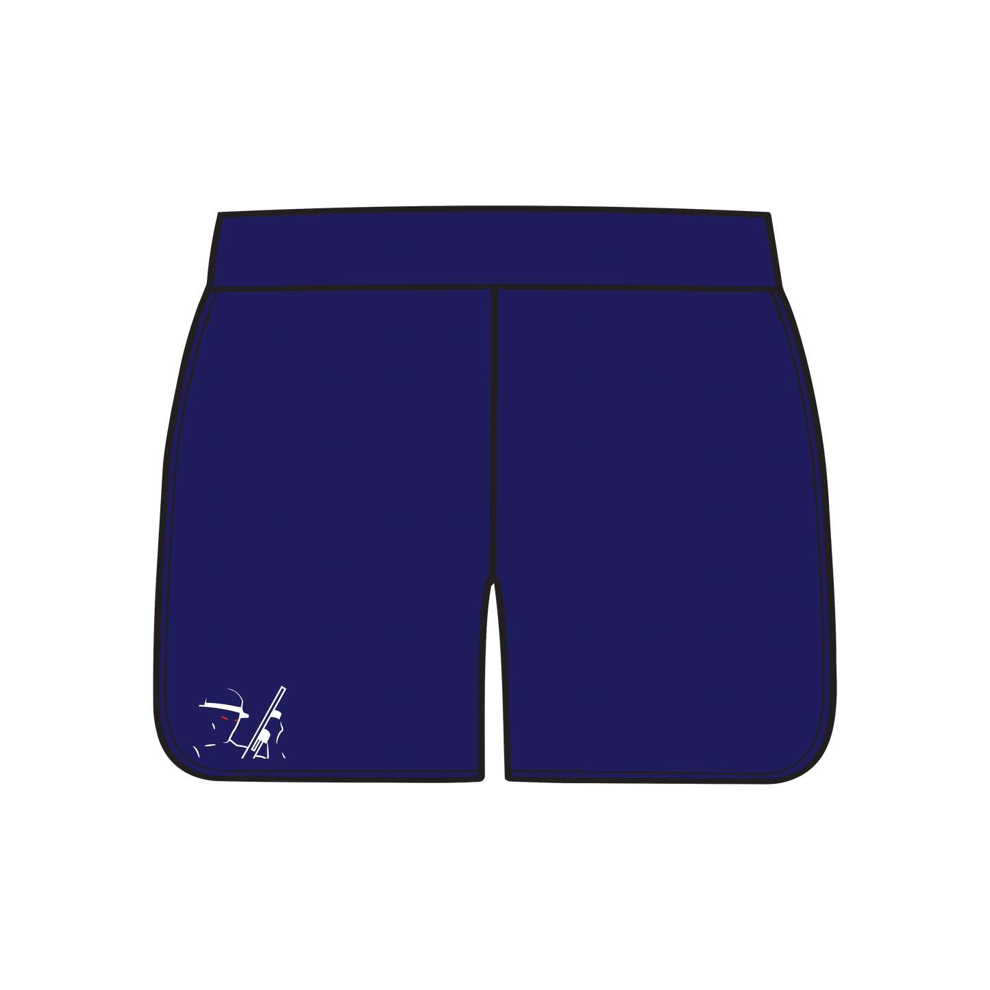 BLUE TRAINING SHORTS