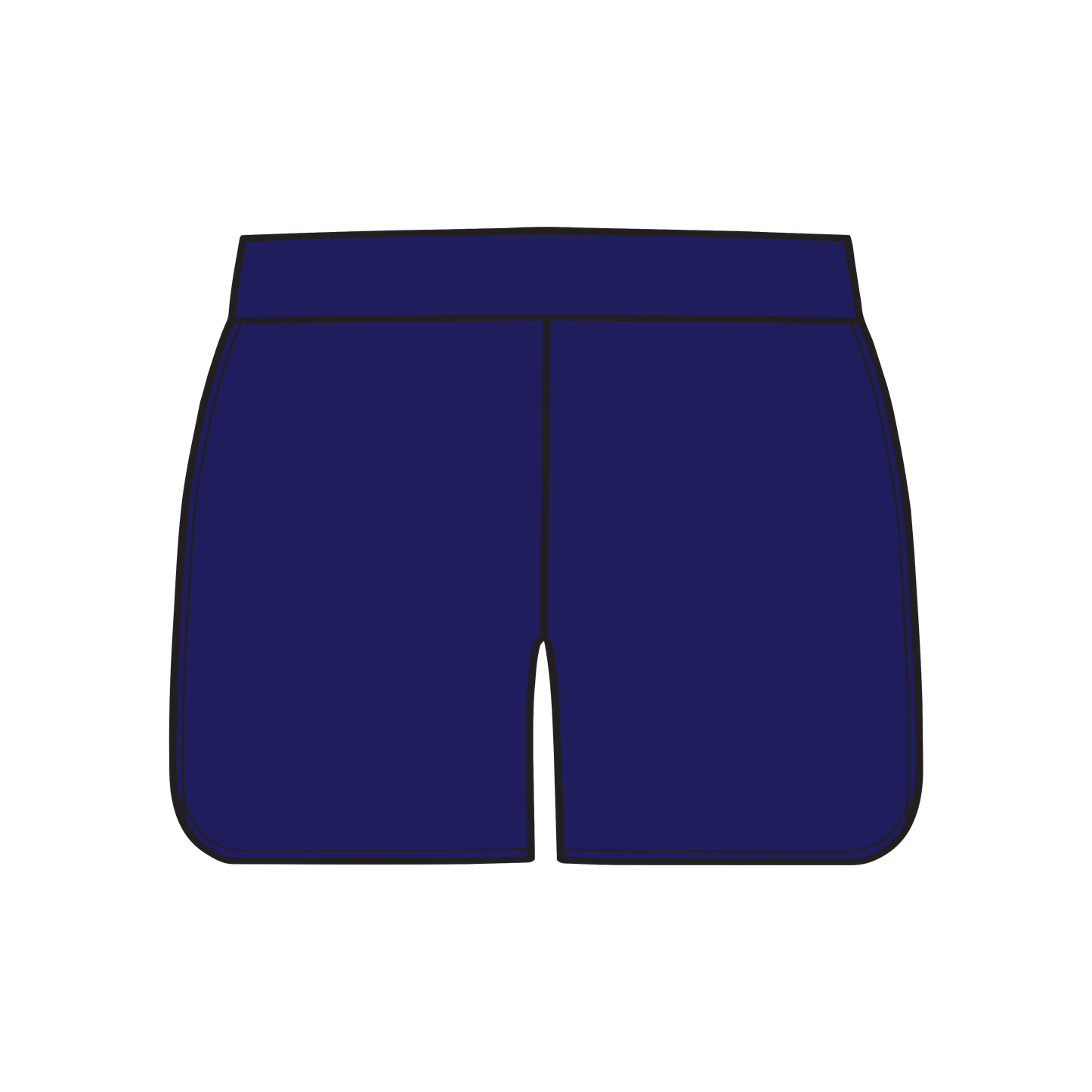 BLUE TRAINING SHORTS