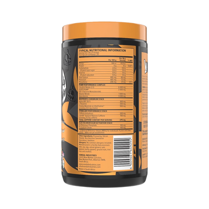 VANDAL DTP2 PRE-WORKOUT SUGAR SKULL LIMITED EDITION