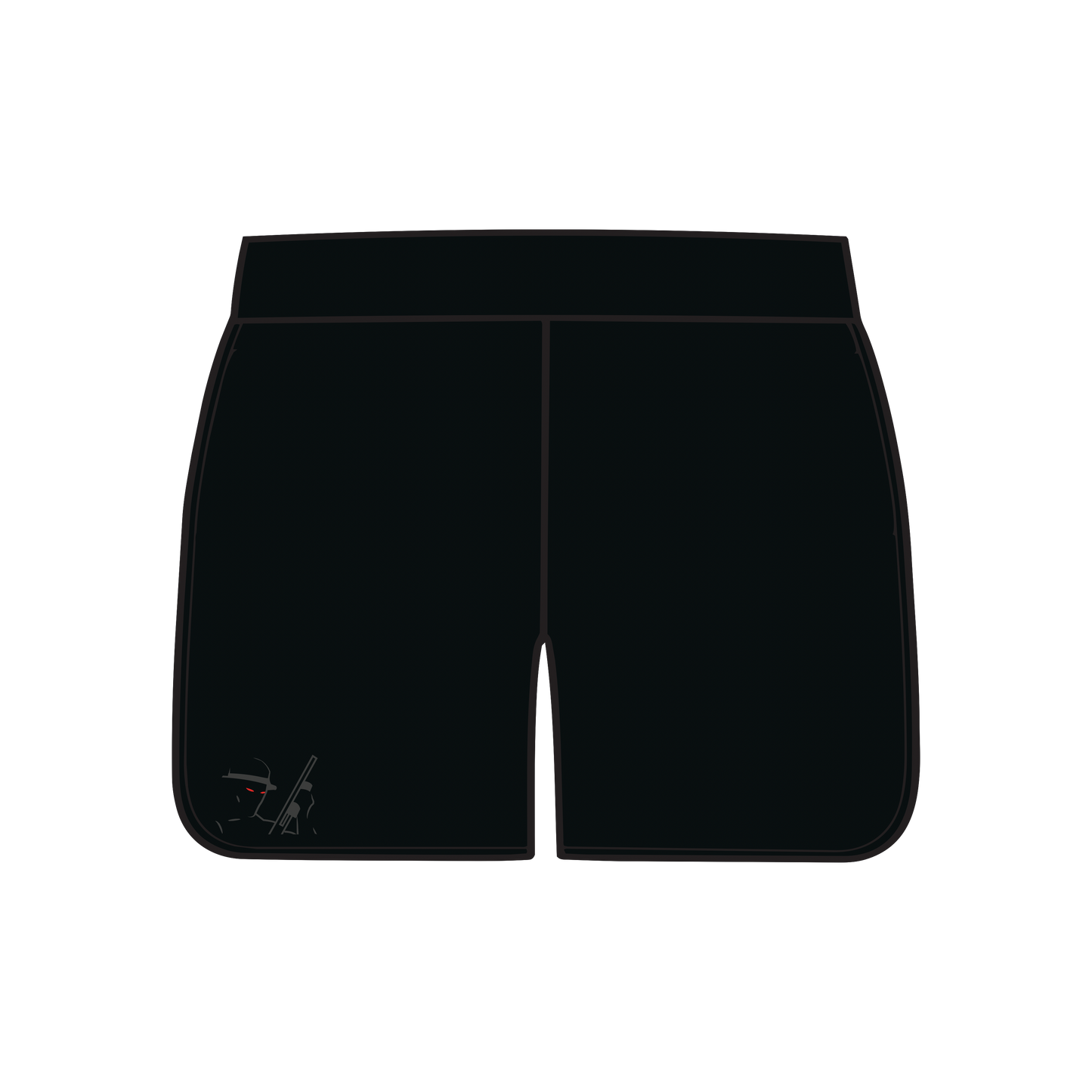 BLACK TRAINING SHORTS
