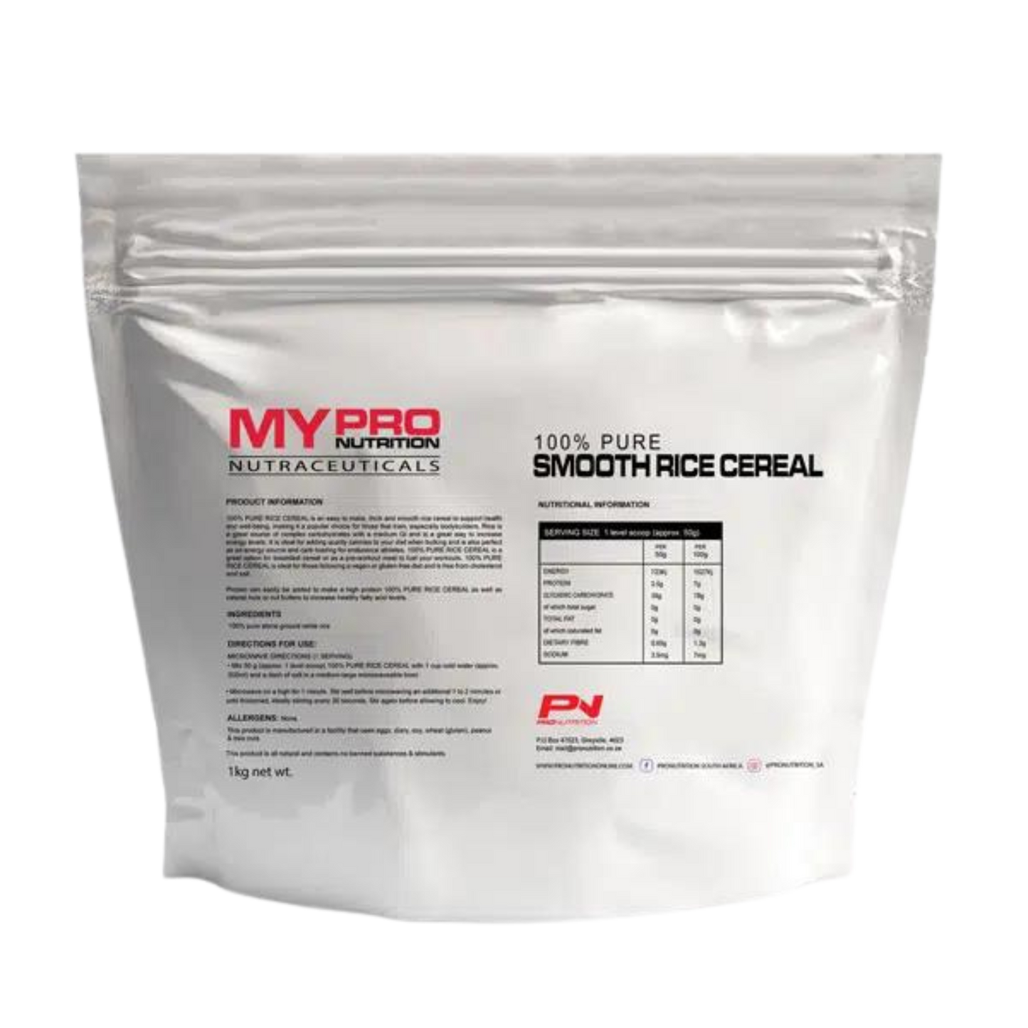 100% PURE SMOOTH RICE CEREAL 500g